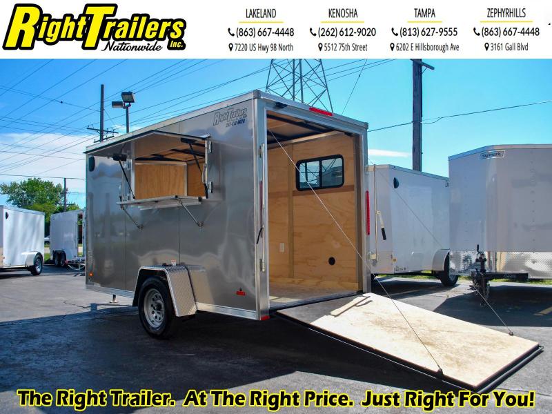 6x12 RC Trailers I 3K Enclosed Smoker Concession Cargo Trailer 6x12 RC Trailers I 3K Enclosed Smoker Concession Cargo Trailer