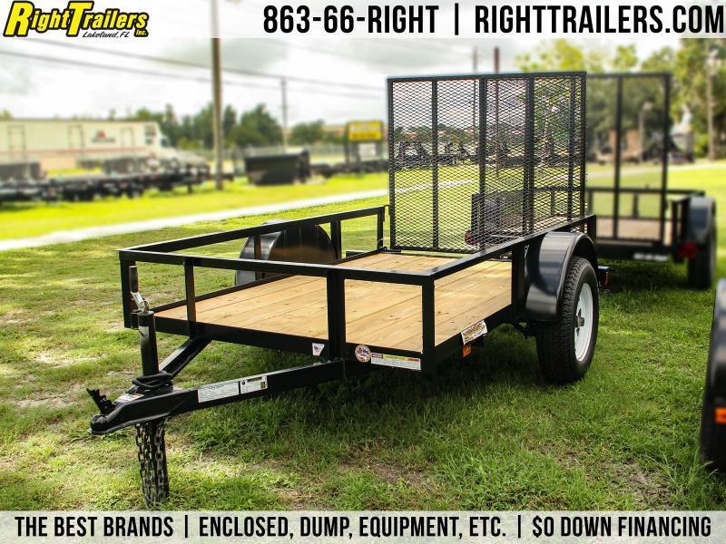 5x8 Red Hot Trailers Utility Trailer Right Trailers New And Used