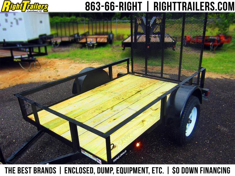 5x8 Red Hot Trailers Utility Trailer Right Trailers New And Used Cargo, Flatbed and Dump