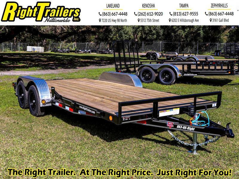 7x18 PJ Trailers | Open Car Hauler 7x18 PJ Trailers | Open Car Hauler