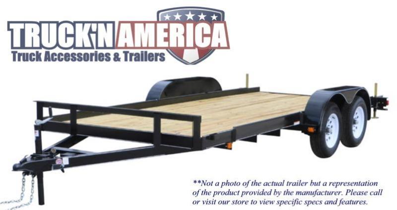 7x16 Car Hauler Wood Floor Slide In Ramps 2 Brake 7x16 Car Hauler Wood Floor Slide In Ramps 2 Brake