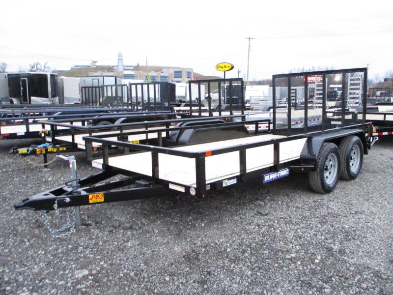 2021 Sure-Trac 7 x 16 Tube Top Utility Trailer 7K Tand 2021 Sure-Trac 7 x 16 Tube Top Utility Trailer 7K Tand