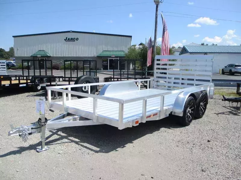 2026 Sport Haven DELUXE 7 X 16 Tandem Axle Utility Trailer