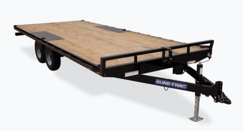 2023 Sure-Trac 8.5 x 16 Low Profile Flat Deck Deckover Trailer 10K 2023 Sure-Trac 8.5 x 16 Low Profile Flat Deck Deckover Trailer 10K
