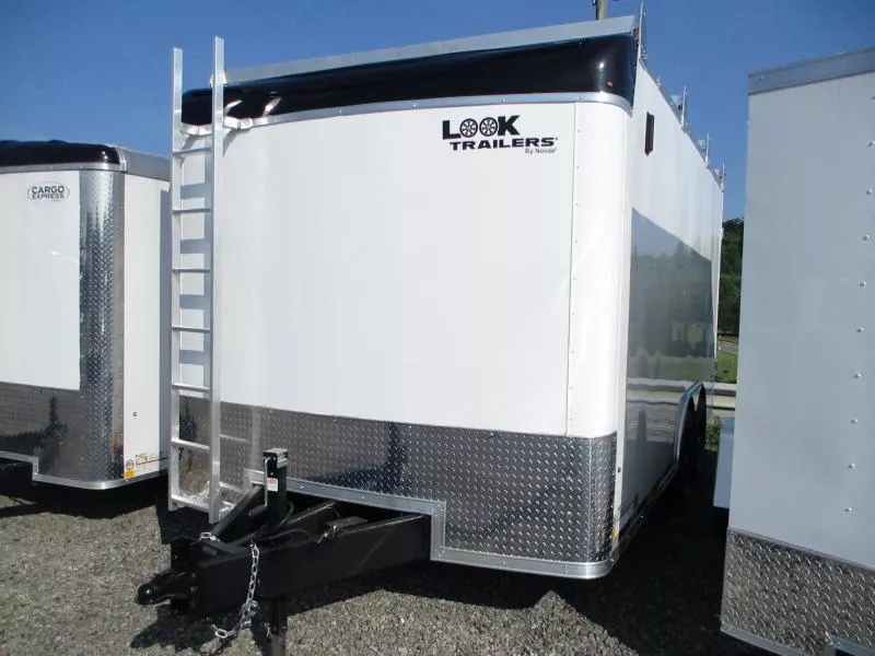 2025 Look Trailers LXT 8.5 X 16 BULL NOSE Cargo / Enclosed Trailer 3zL9Cib072nc