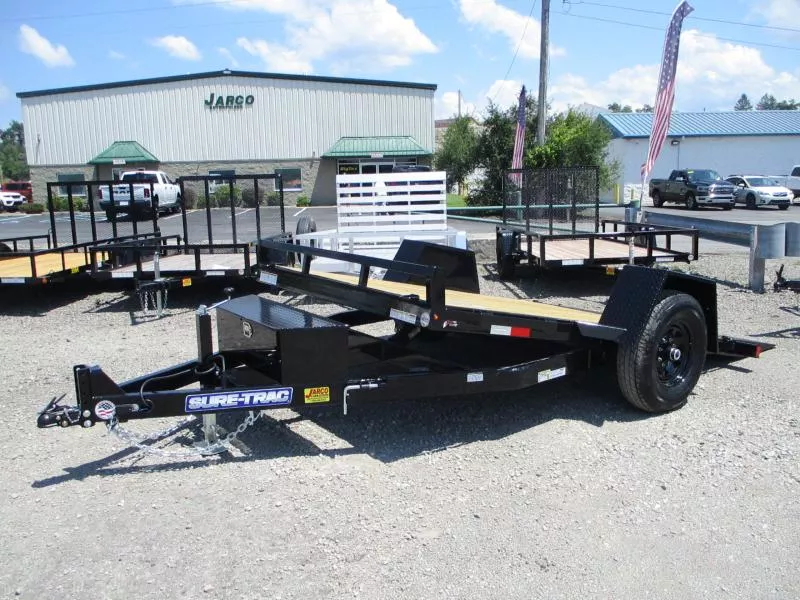 2025 Sure-Trac 78 IN x 12 Single Axle Tilt Bed Equipment Trailer  7.8K
