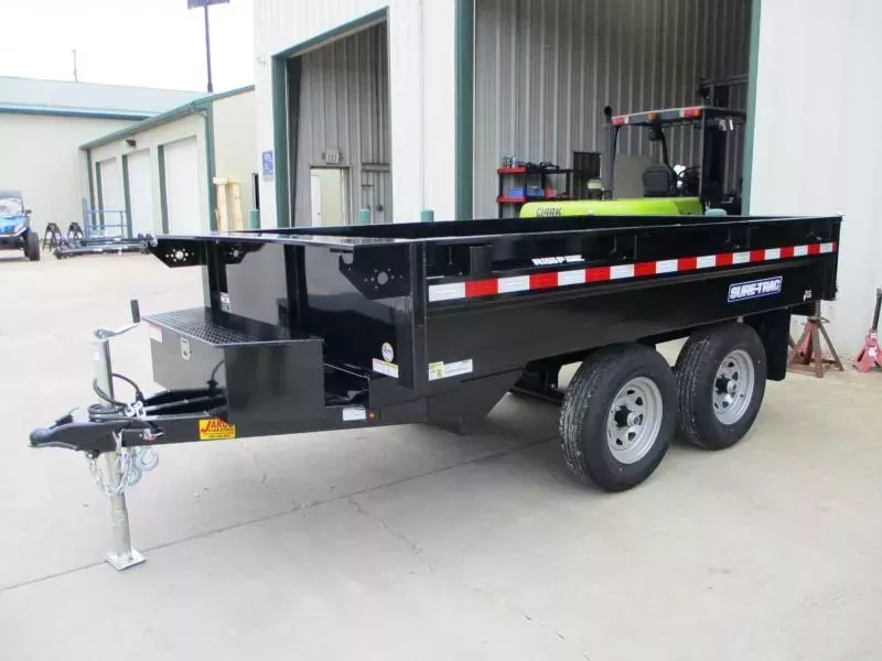 2026 Sure-Trac 6 X 10 SD Deckover Dump Trailer  10K Single Ram