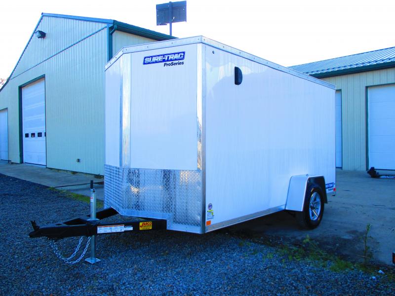 2022 Sure-Trac 6 x 12 Pro Series Enclosed Wedge Cargo Trailer 3K 2022 Sure-Trac 6 x 12 Pro Series Enclosed Wedge Cargo Trailer 3K