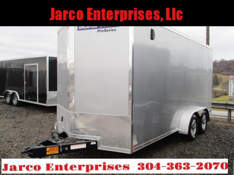 2023 Sure-Trac 7 x 16 Pro Series Enclosed Wedge Cargo Trailer TA 7K 2023 Sure-Trac 7 x 16 Pro Series Enclosed Wedge Cargo Trailer TA 7K