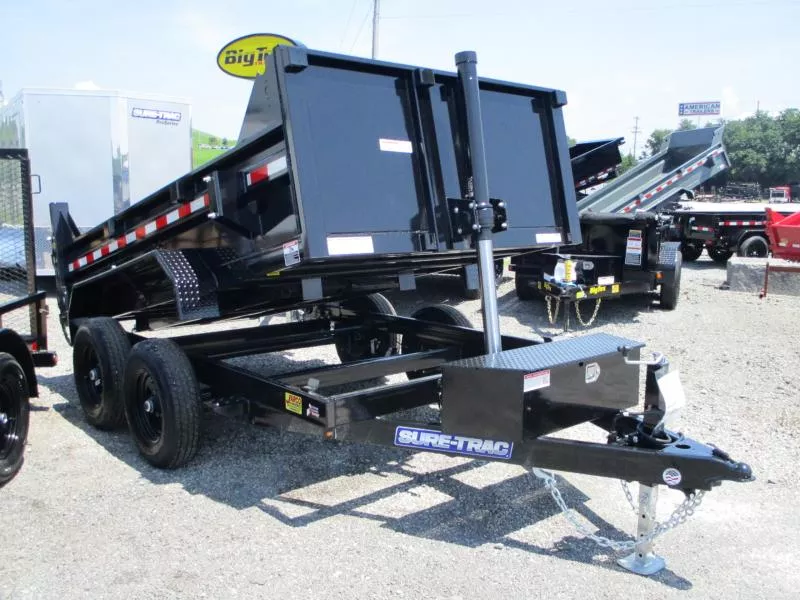 2026 Sure-Trac 6 x 10 SD Low Profile Dump Trailer  10K Telescopic z2fAEyhnr5ml