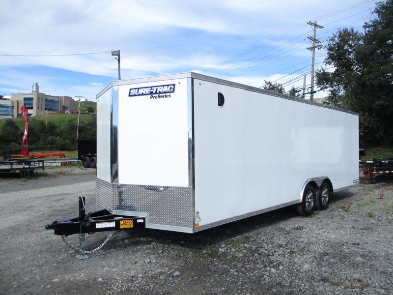 2023 Sure-Trac 8.5 x 24 Pro Series Enclosed Wedge Car Hauler Trailer 10K 2023 Sure-Trac 8.5 x 24 Pro Series Enclosed Wedge Car Hauler Trailer 10K
