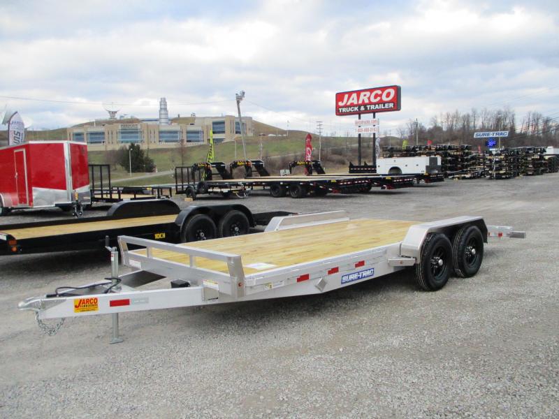 2021 Sure-Trac 7 X 18 (14+4) C-Channel Aluminum Car Hau 2021 Sure-Trac 7 X 18 (14+4) C-Channel Aluminum Car Hau