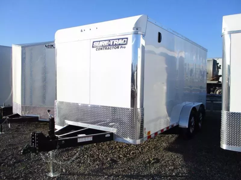 2026 Sure-Trac CONTRACTOR PRO 7 X 16 14K Cargo / Enclosed Trailer