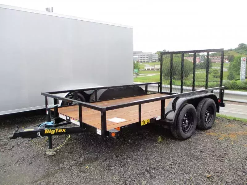 2026 Big Tex Trailers 60PI 77 X 12 TANDEM AXLE Utility Trailer