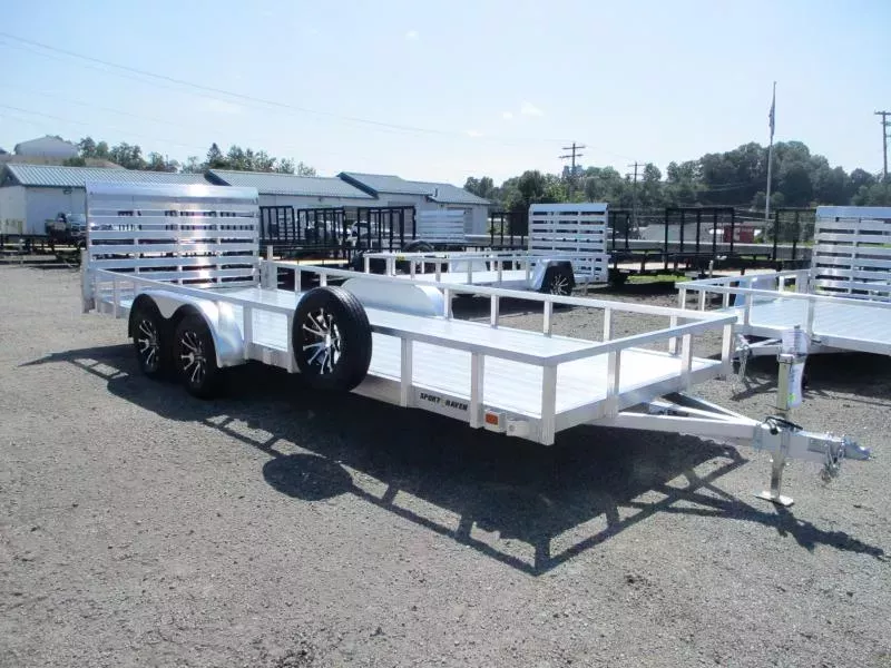 2026 Sport Haven DELUXE 7 X 20 ALUMINUM Utility Trailer