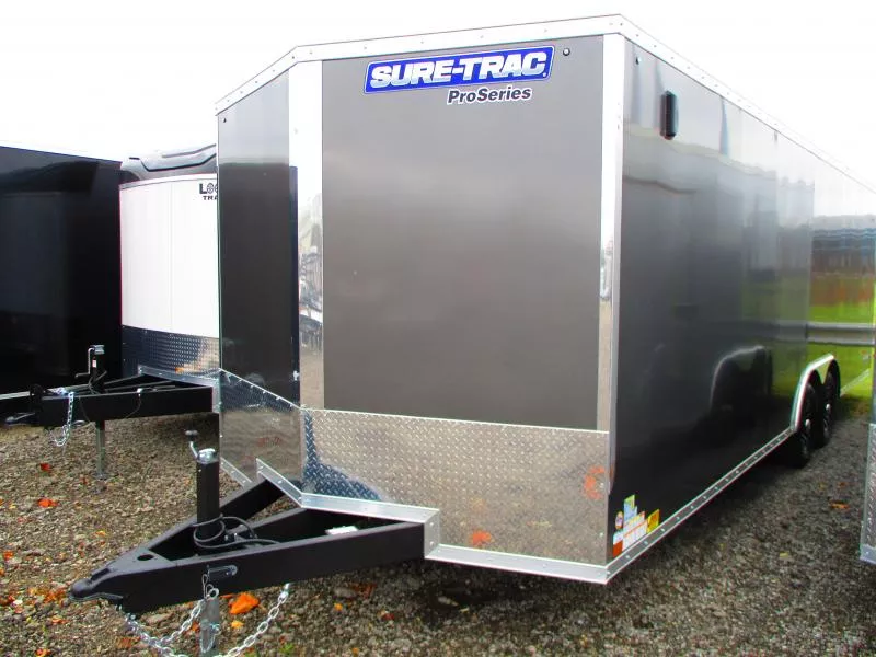 2026 Sure-Trac 8.5 x 24 Pro Series Enclosed Wedge Car Hauler Trailer  10K