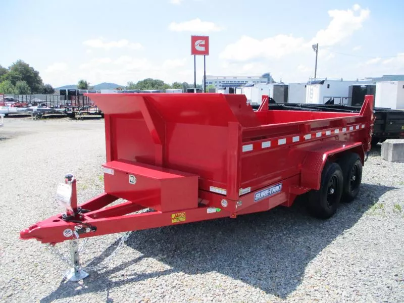 2026 Sure-Trac 6 x 12 SD Low Profile Dump Trailer  10K Single Ram LYOJWqnwb7z4