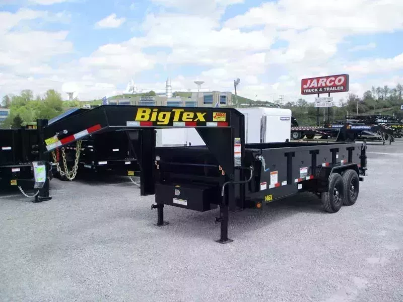 2026 Big Tex Trailers 14GX Gooseneck 83 X 14 15.9K GVW Dump Trailer