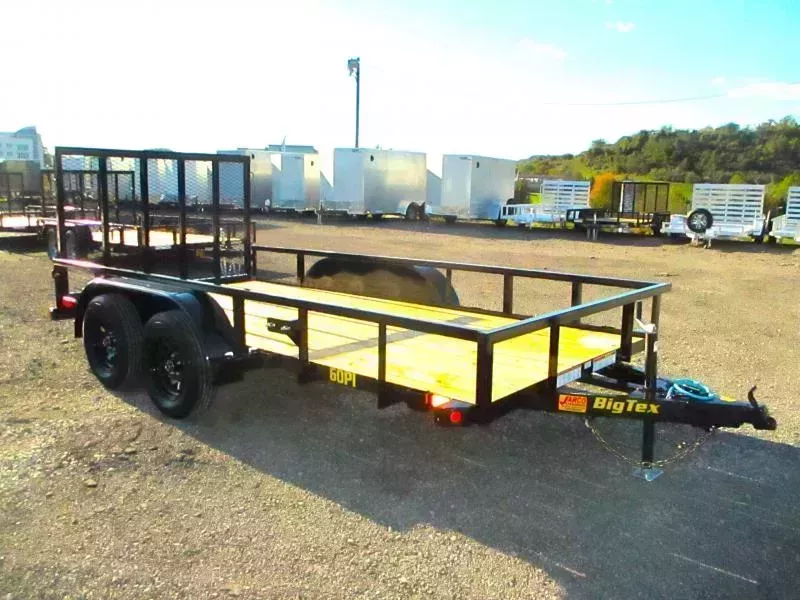 2026 Big Tex Trailers 60PI 77 X 14 TANDEM AXLE Utility Trailer