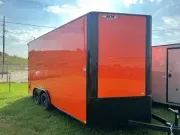 2027 H&H 8X16 Flat Top V Nose Cargo Blackout