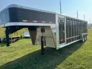 2027 Wilson 7x24 Ranch Hand Gooseneck Livestock Trailer