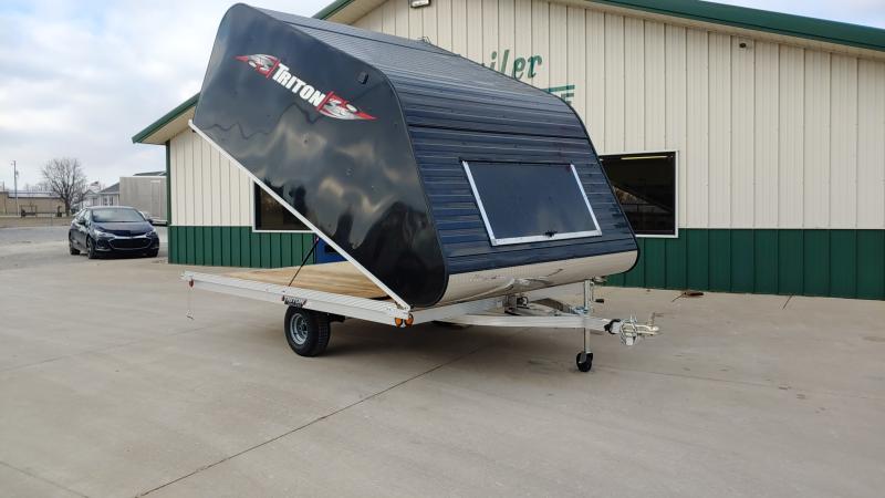 2020 Triton 8.5x11 2 Place Tilt Clamshell Black Enclosed Trailer 2020 Triton 8.5x11 2 Place Tilt Clamshell Black Enclosed Trailer