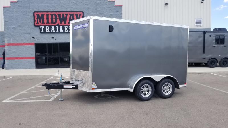 2021 Sure-Trac 7'X12'+6" 7K CHARCOAL Cargo / Enclosed Trailer 2021 Sure-Trac 7'X12'+6" 7K CHARCOAL Cargo / Enclosed Trailer