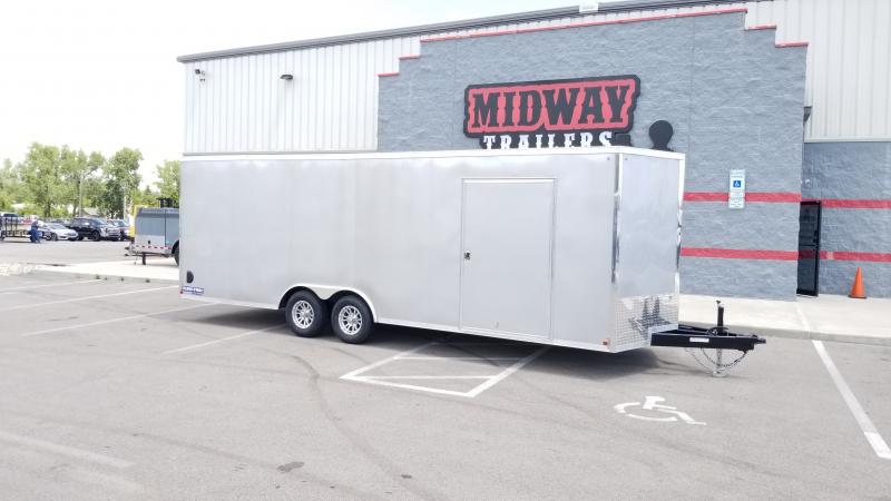 2020 Sure-trac 8.5'x24'+6" Hgt Silver 10k Car Hauler Enclosed Trailer 2020 Sure-trac 8.5'x24'+6" Hgt Silver 10k Car Hauler Enclosed Trailer
