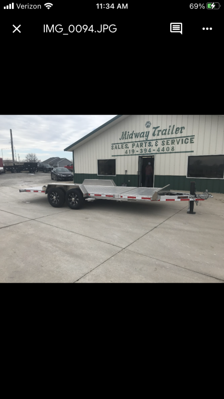 2022 Timpte 7X20 TILT 14K ALUM Equipment Trailer 2022 Timpte 7X20 TILT 14K ALUM Equipment Trailer