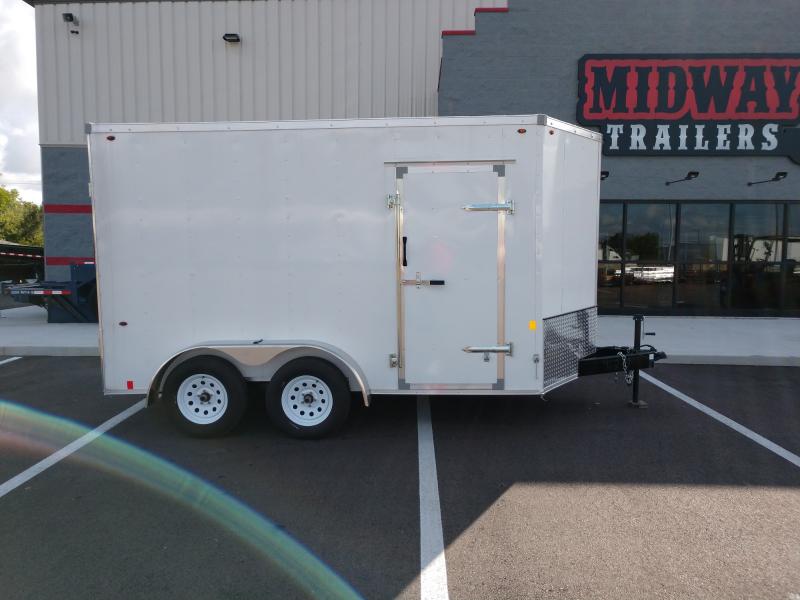 2020 Interstate 7'x12' 7k White Enclosed Trailer 2020 Interstate 7'x12' 7k White Enclosed Trailer