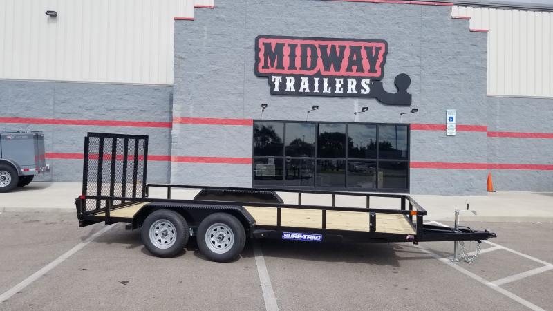 2021 Sure-trac 7'x16' Tube Top 7k Utility Trailer 2021 Sure-trac 7'x16' Tube Top 7k Utility Trailer