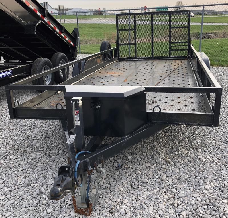 2012 Integrity 7x18 7k Steel Deck Utility W/ Winch Utility Trailer 2012 Integrity 7x18 7k Steel Deck Utility W/ Winch Utility Trailer