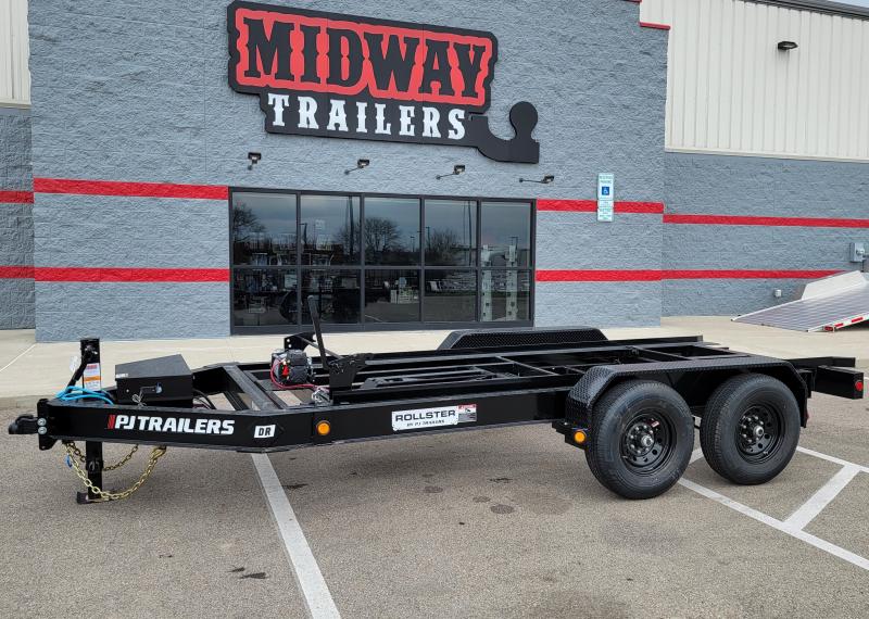 2023 PJ Trailers 7'X14' ROLLSTER CHASSIS 14K Dump Trailer Midway