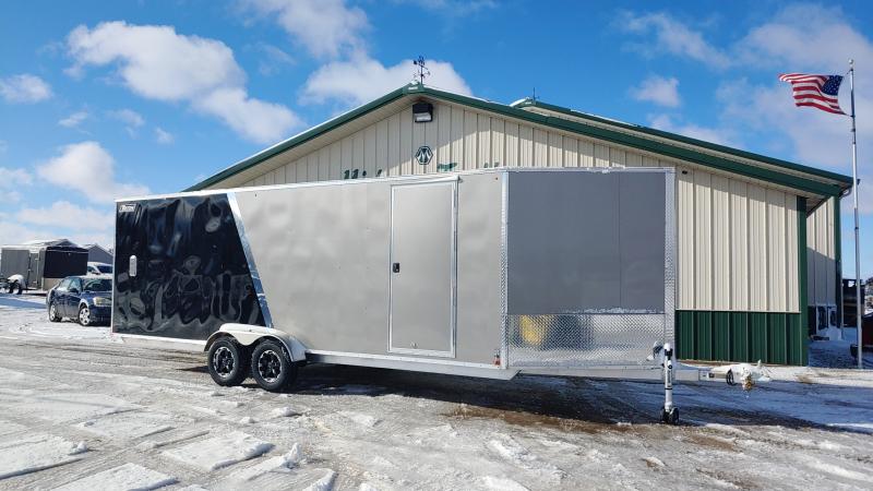 2020 Triton 7'x22'+5 Alum 7k Pewter/black Snowmobile Enclosed Trailer 2020 Triton 7'x22'+5 Alum 7k Pewter/black Snowmobile Enclosed Trailer