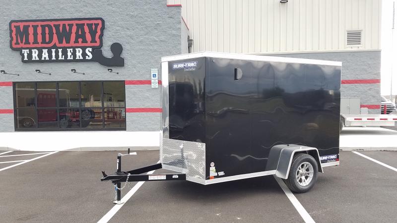 2019 Sure-trac 6'x10' 3k Black Enclosed Trailer 2019 Sure-trac 6'x10' 3k Black Enclosed Trailer
