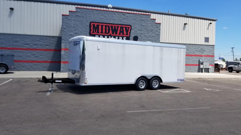 2019 Sure Trac 8.5'x20' Landscape Pro 10k White Enclosed Trailer 2019 Sure Trac 8.5'x20' Landscape Pro 10k White Enclosed Trailer