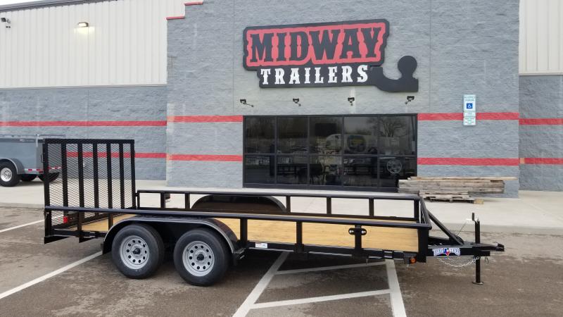 2021 Texas Bragg Trailers 7'X16' 7K PIPE TOP Utility Trailer 2021 Texas Bragg Trailers 7'X16' 7K PIPE TOP Utility Trailer