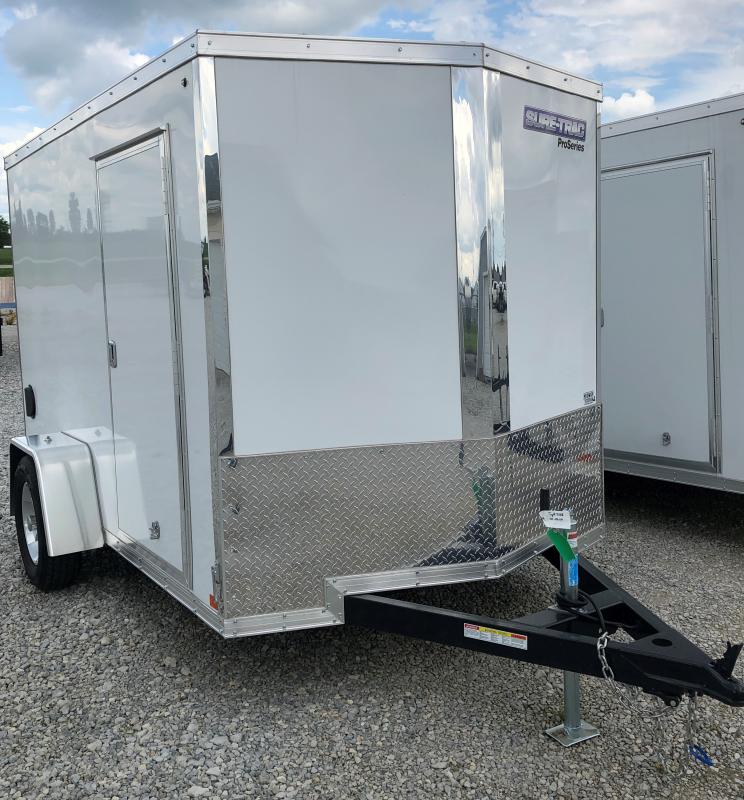 2020 Sure-trac 6x10 Psw 3k White Enclosed Trailer 2020 Sure-trac 6x10 Psw 3k White Enclosed Trailer