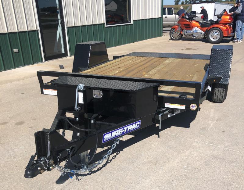 2023 SureTrac 7X18 IMP 14K STD Equipment Trailer Midway Trailers