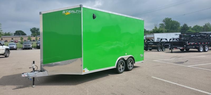 2023 Stealth Trailers 8.5'X16'+12" COBRA 7K GREEN Cargo / Enclosed Trailer 2023 Stealth Trailers 8.5'X16'+12" COBRA 7K GREEN Cargo / Enclosed Trailer