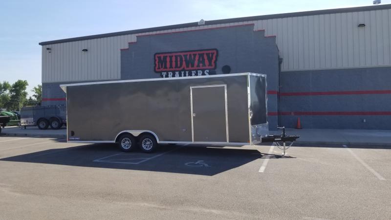 2020 Sure-trac 8.5'x24' 10k Ch Charcoal Enclosed Trailer 2020 Sure-trac 8.5'x24' 10k Ch Charcoal Enclosed Trailer