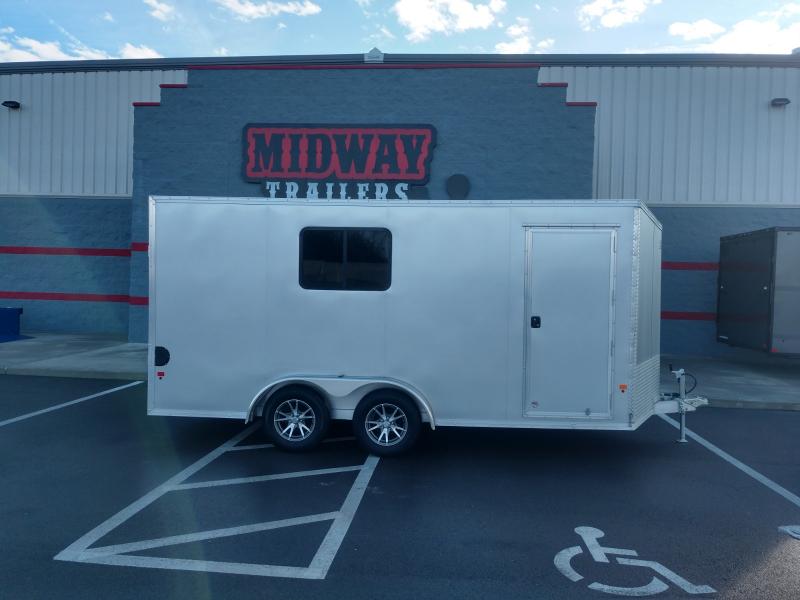 2020 Ez Hauler 7.5'x16' Alum 7k Silver Enclosed Trailer 2020 Ez Hauler 7.5'x16' Alum 7k Silver Enclosed Trailer
