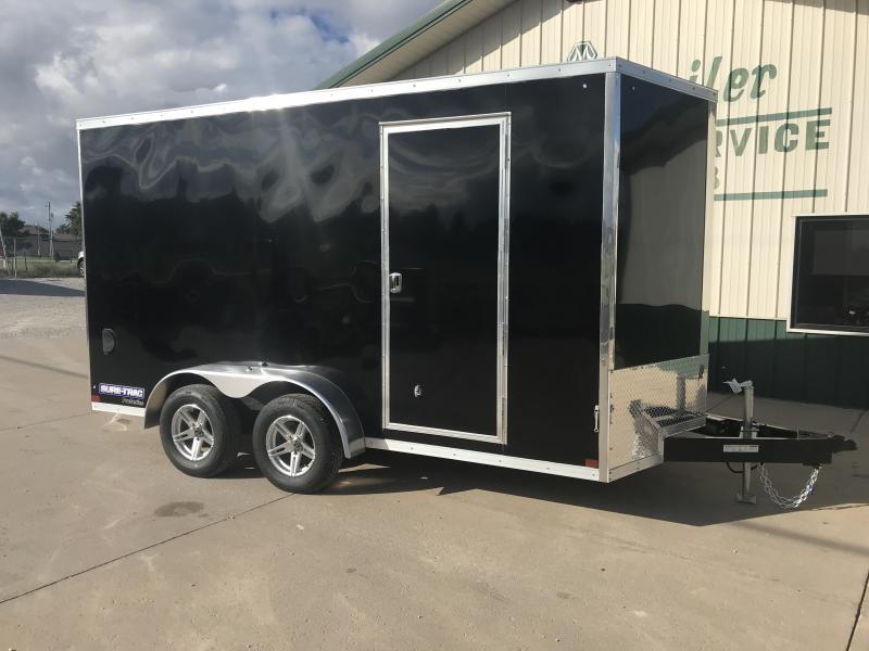 2023 Sure-Trac 7'X14' PSW 7K BLACK +6" Cargo / Enclosed Trailer 2023 Sure-Trac 7'X14' PSW 7K BLACK +6" Cargo / Enclosed Trailer