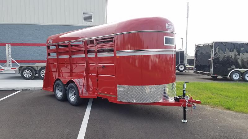 2022 Valley Trailers 6'X16' LIVESTOCK 7K RED Stock / Stock Combo Trailer 2022 Valley Trailers 6'X16' LIVESTOCK 7K RED Stock / Stock Combo Trailer