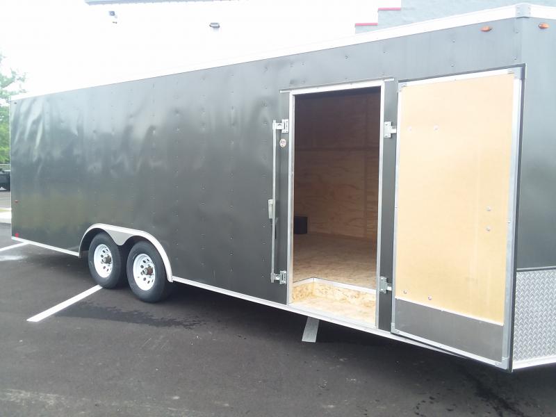 2022 Interstate 8.5'X24'+6" 10K CHARCOAL Cargo / Enclosed Trailer 2022 Interstate 8.5'X24'+6" 10K CHARCOAL Cargo / Enclosed Trailer
