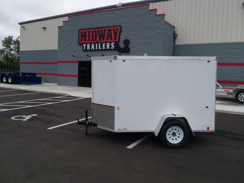 2021 Interstate 5'x8' White 3k Enclosed Trailer 2021 Interstate 5'x8' White 3k Enclosed Trailer