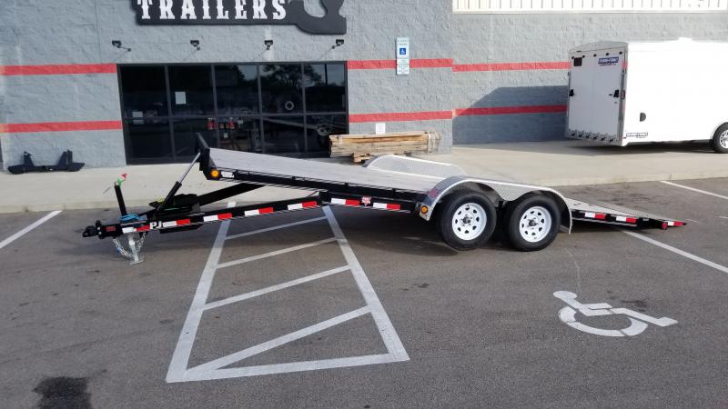 2020 Pj Trailers 7'x20' Hyd Tilt Ch 7k Car Hauler Trailer 2020 Pj Trailers 7'x20' Hyd Tilt Ch 7k Car Hauler Trailer