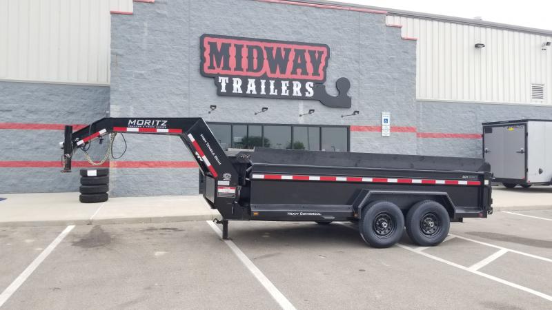 2018 Moritz International 7'X14' GN DUMP 14K Dump Trailer 2018 Moritz International 7'X14' GN DUMP 14K Dump Trailer