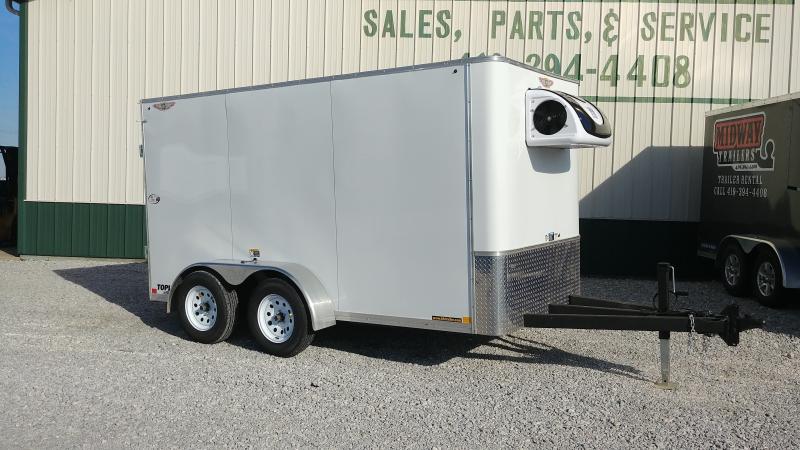 2018 H&h Trailers 6x12 Refrigerated 7k White Enclosed Trailer 2018 H&h Trailers 6x12 Refrigerated 7k White Enclosed Trailer