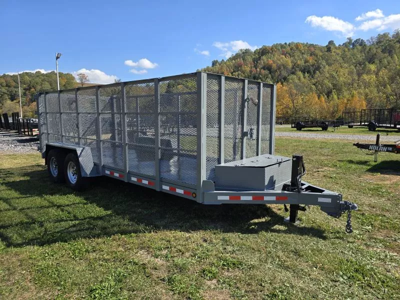 2011 McElrath 6.5x18 High Side 15K Equipment Trailer (5' Tall Sides)
